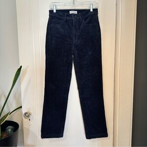 NWT LOFT corduroy pants in deep space blue